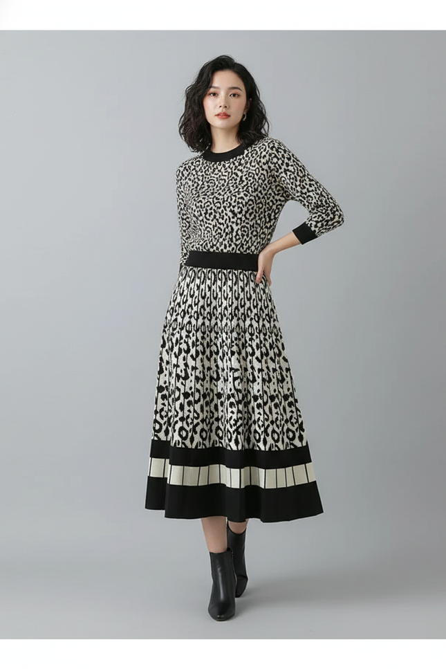 Ensemble Jupe Leopard