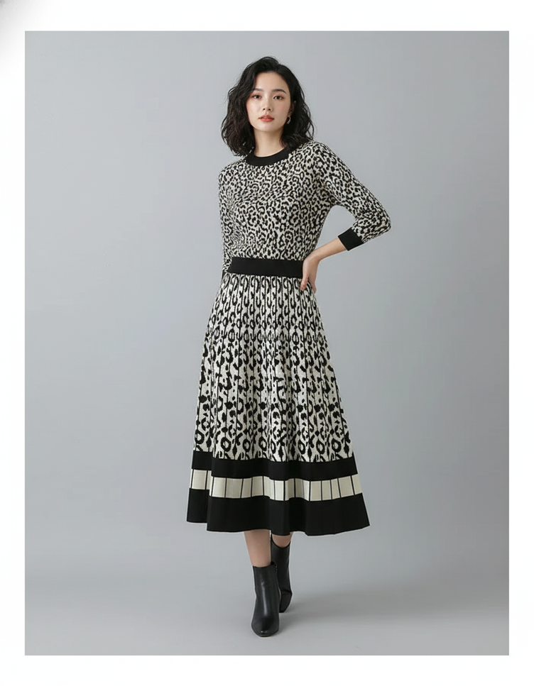 Ensemble Jupe Leopard