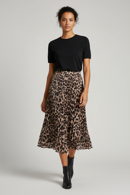 Jupe Voile Leopard