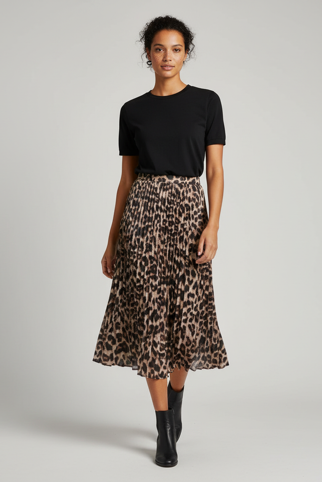 Jupe Voile Leopard
