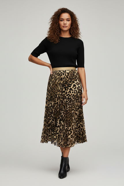 Jupe Leopard Voile