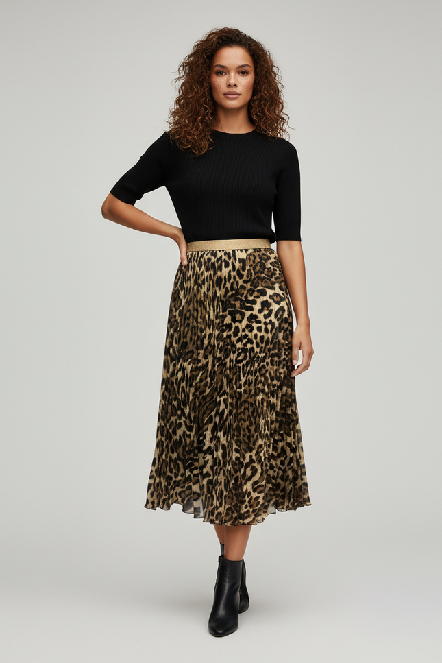 Jupe Leopard Voile
