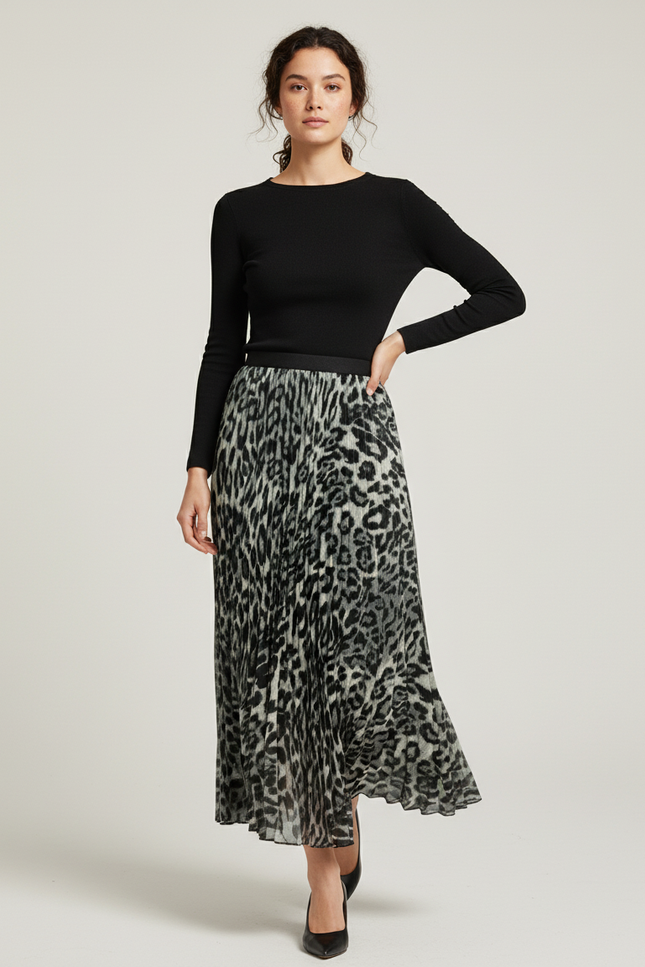 Jupe Maxi Leopard