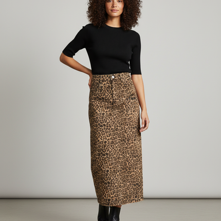 Collection image for: Jupe Leopard Jean