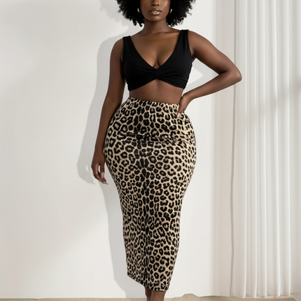 Collection image for: Jupe Leopard Grande Taille