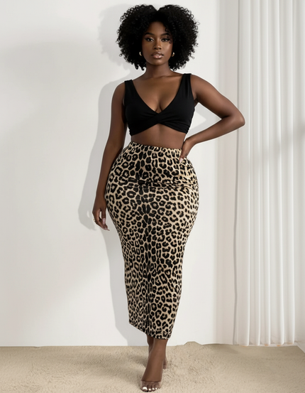 Jupe Moulante Leopard