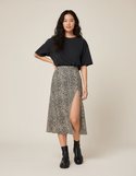 Jupe Midi Leopard