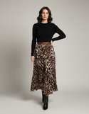 Jupe Midi Leopard