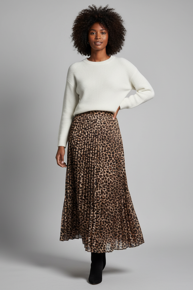 Leopard Jupe