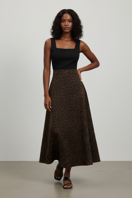 Jupe Patineuse Leopard