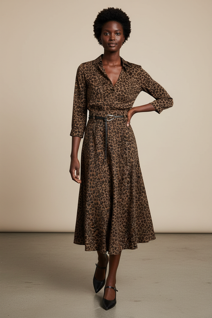 Ensemble Leopard Jupe