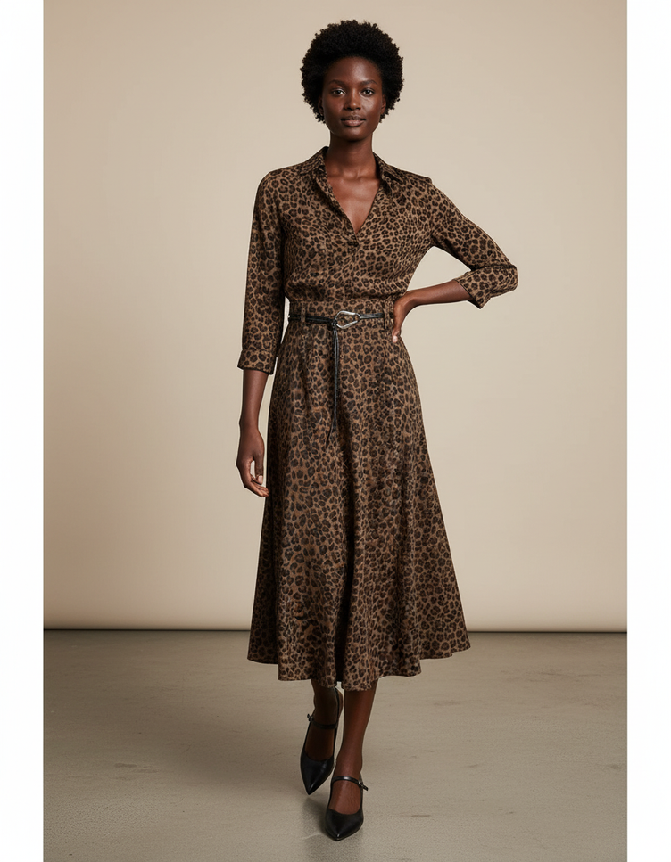 Ensemble Leopard Jupe