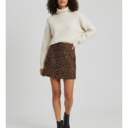 Collection image for: Jupe Courte Leopard