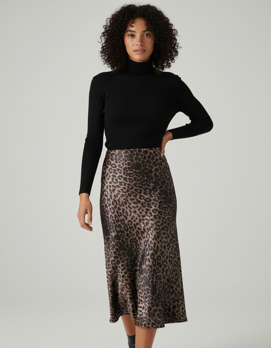 Jupe Leopard Tendance