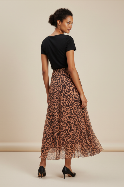Longue Jupe Leopard