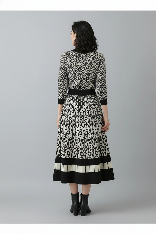 Ensemble Jupe Leopard