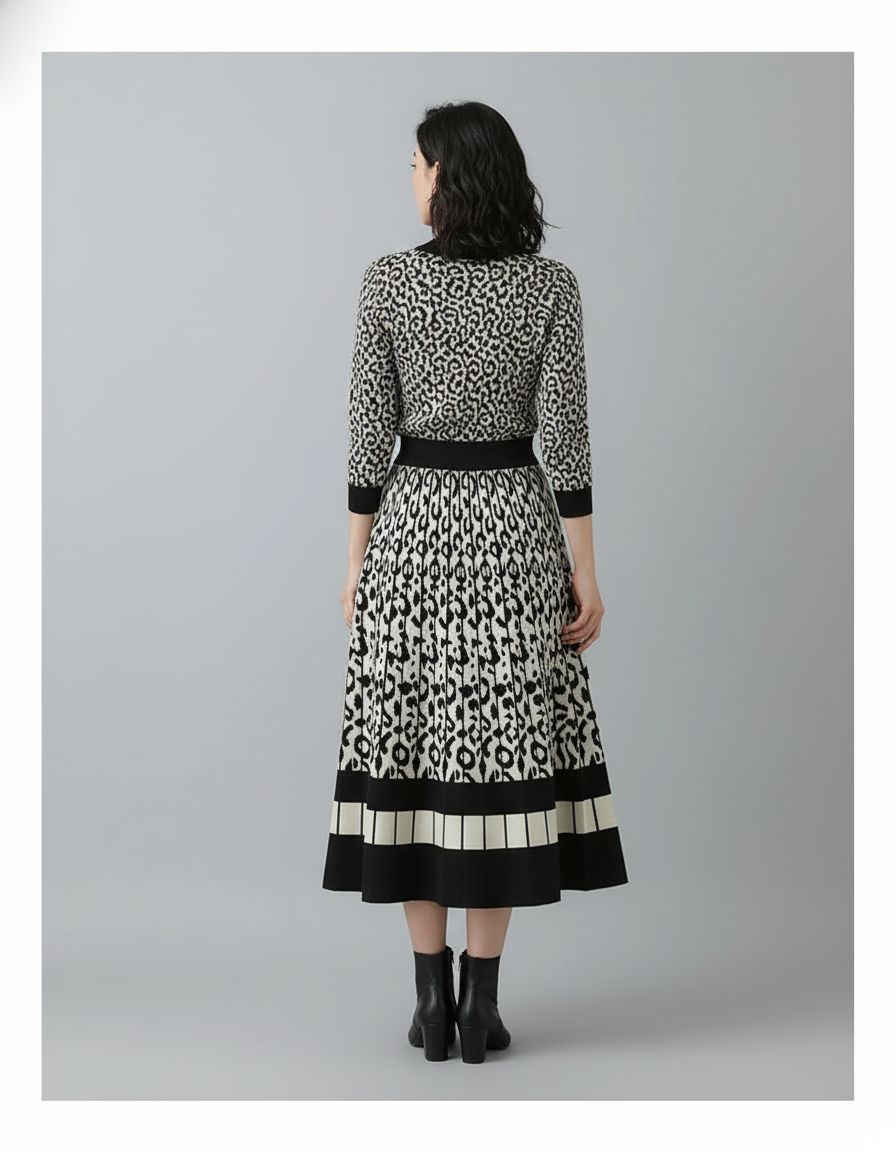 Ensemble Jupe Leopard