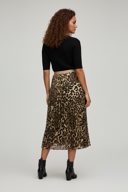 Jupe Leopard Voile