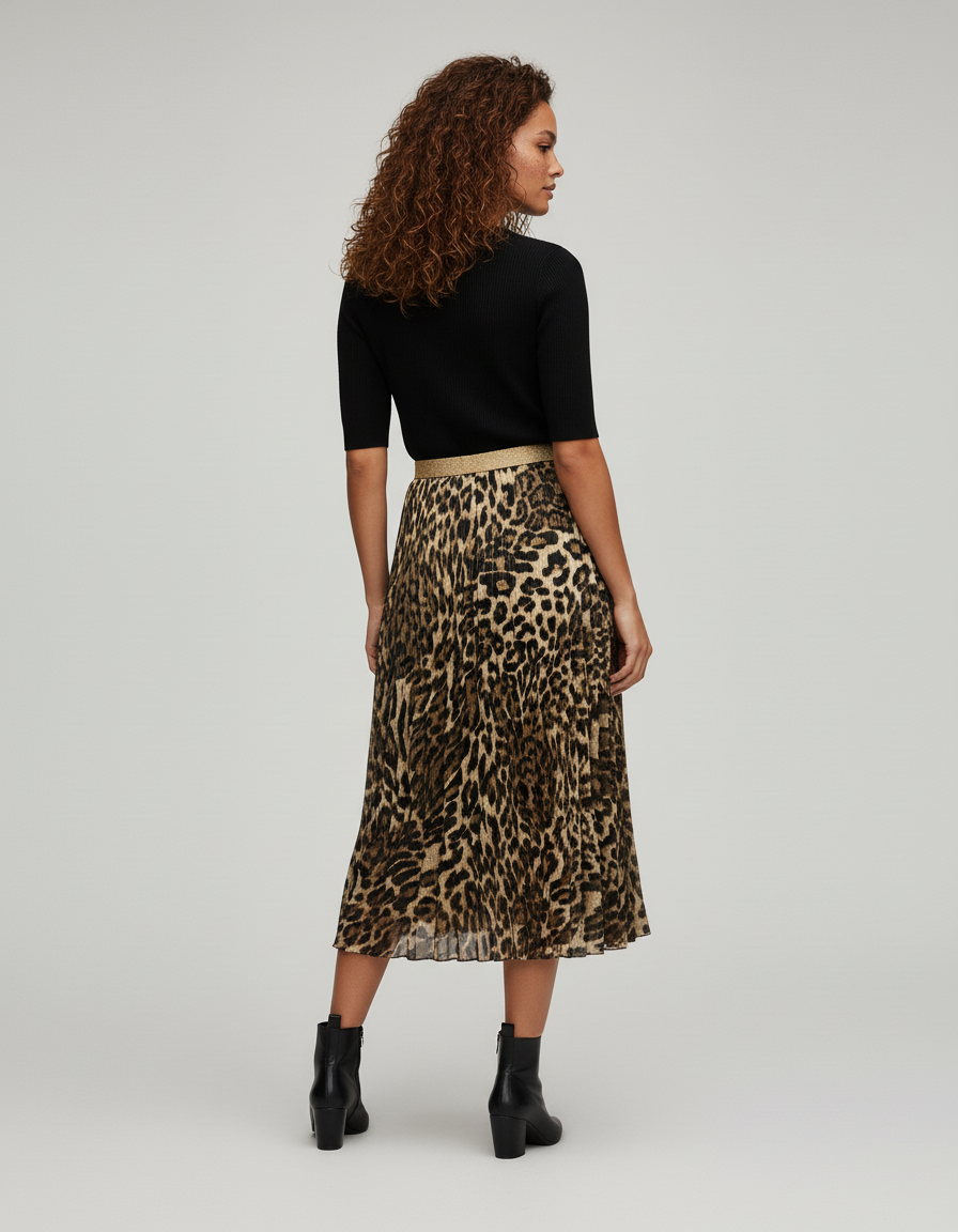 Jupe Leopard Voile