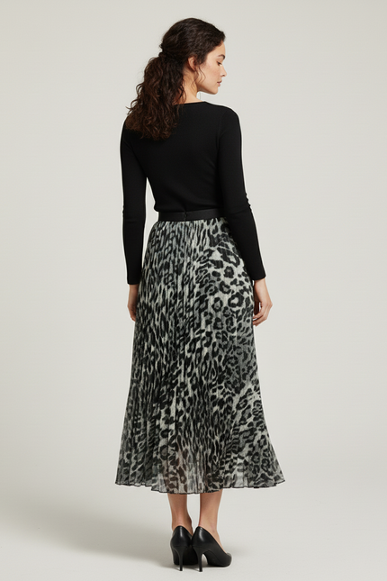 Jupe Maxi Leopard