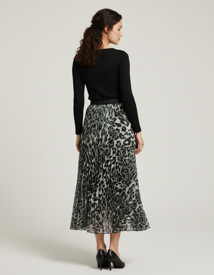 Jupe Maxi Leopard
