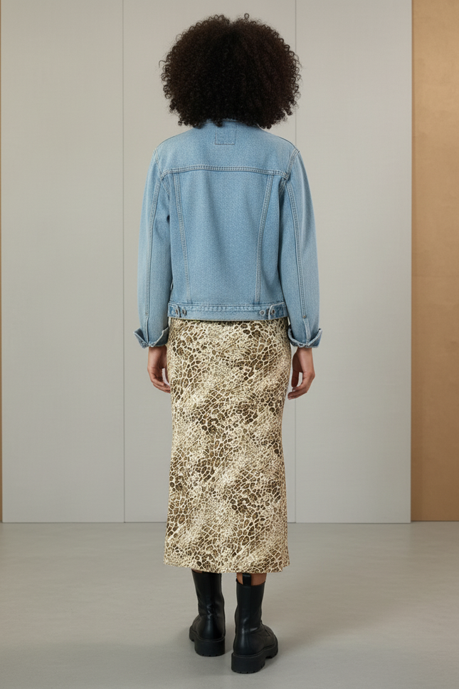 Jupe Longue Leopard Grande Taille