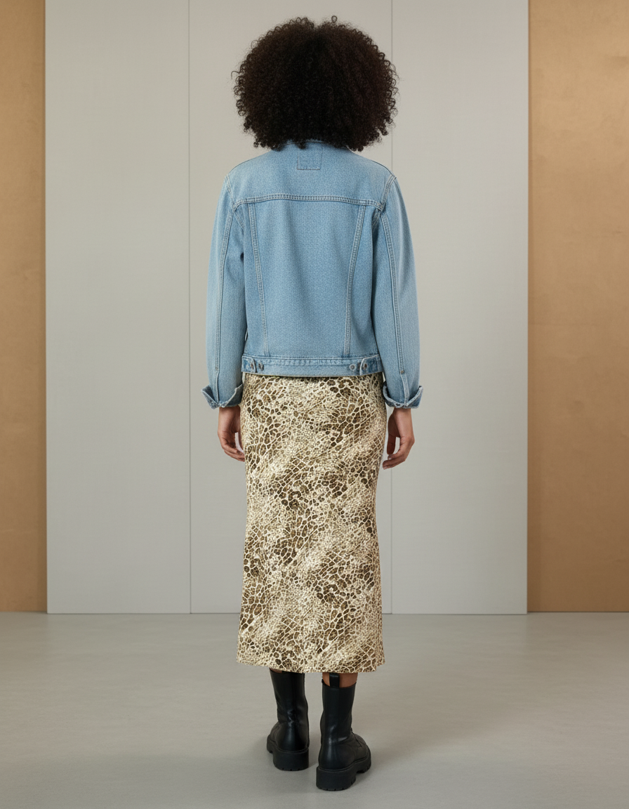 Jupe Longue Leopard Grande Taille