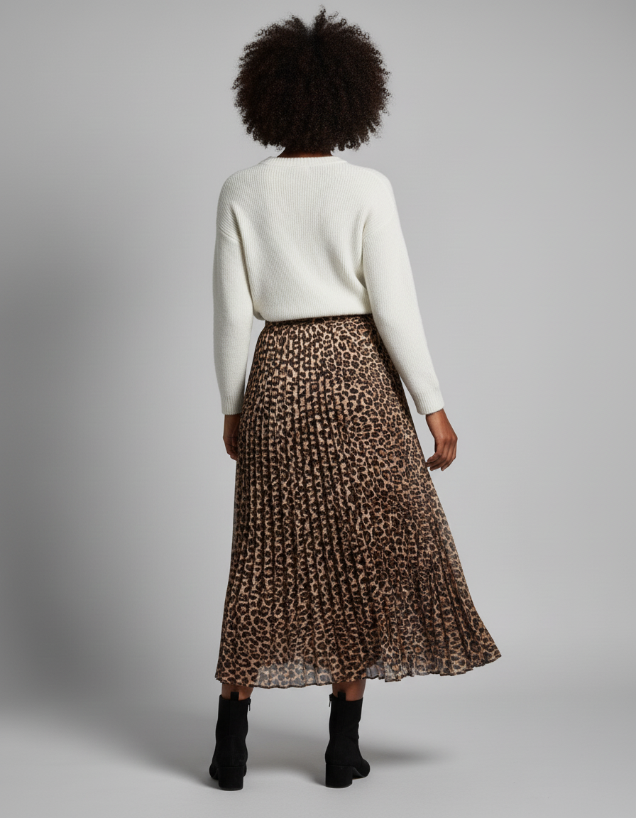 Leopard Jupe