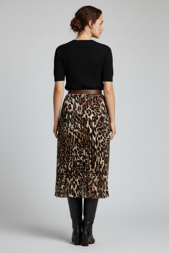 Jupe Imprime Leopard