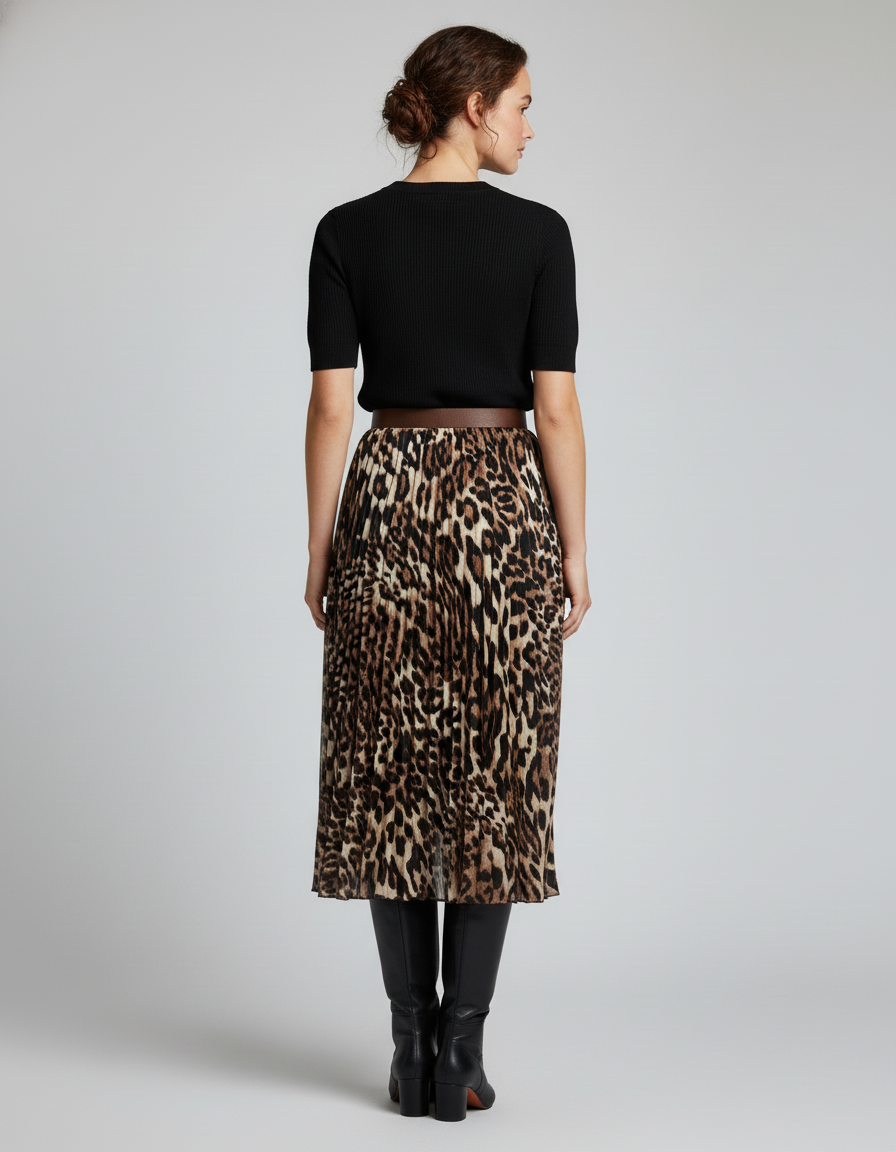 Jupe Imprime Leopard