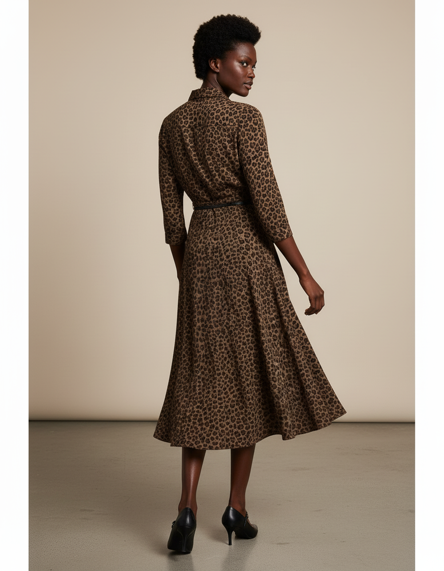 Ensemble Leopard Jupe