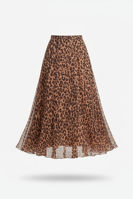 Longue Jupe Leopard