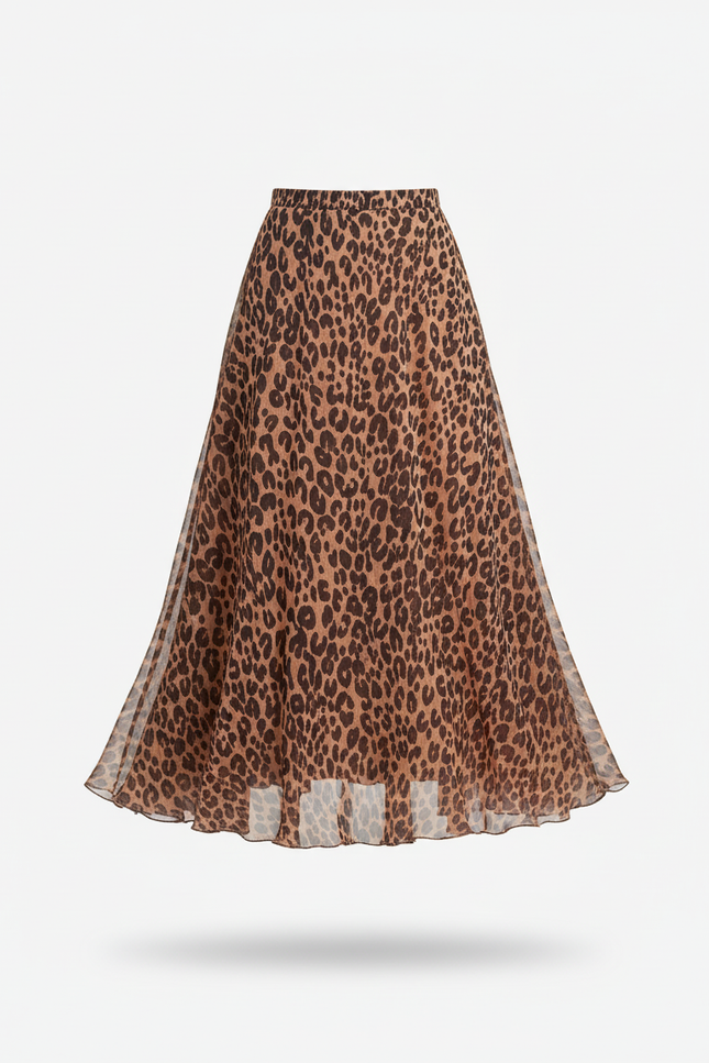 Longue Jupe Leopard
