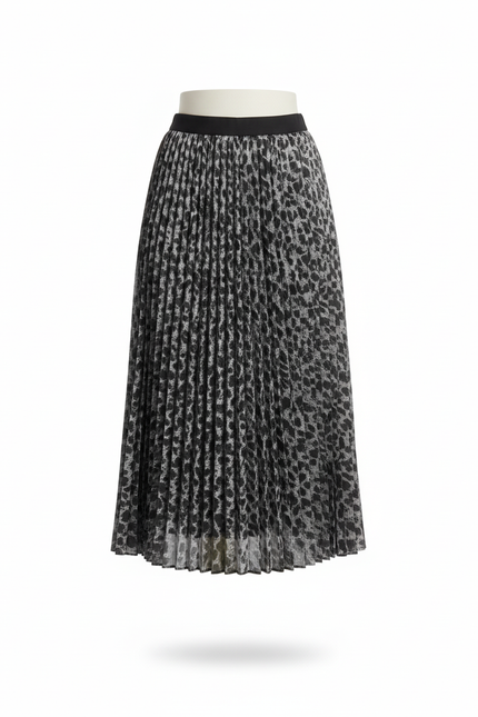 Jupe Leopard Noir Et Blanc