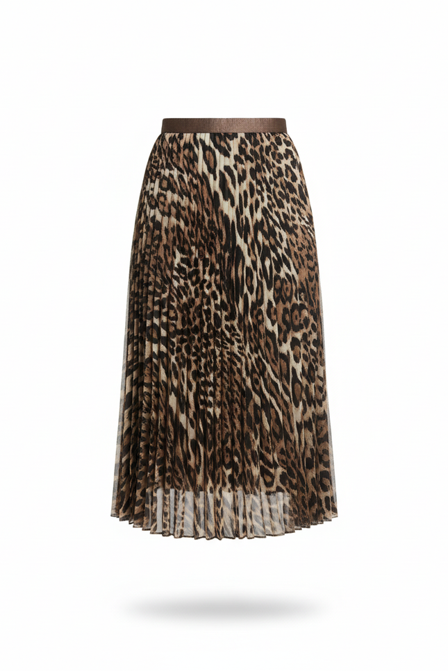 Jupe Leopard Taille Elastique