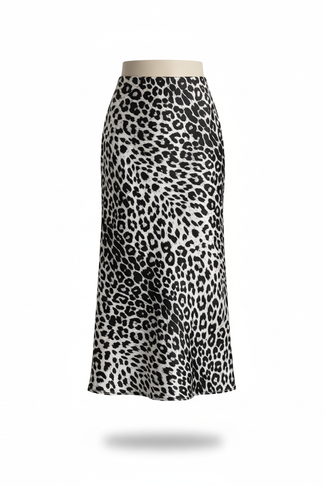 Jupe Léopard Soyeuse Fluide Chic