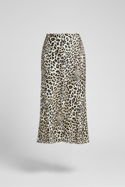 Jupe Léopard Fluide Soyeuse Chic