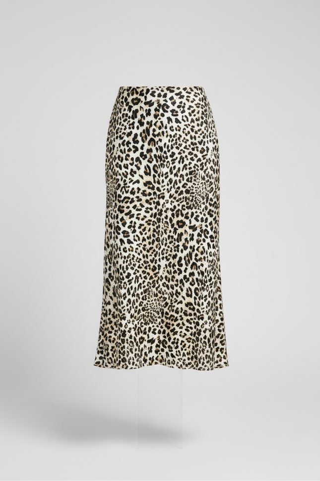 Jupe Léopard Fluide Soyeuse Chic