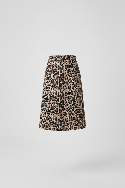 Jupe Léopard Suede Crayon Chic