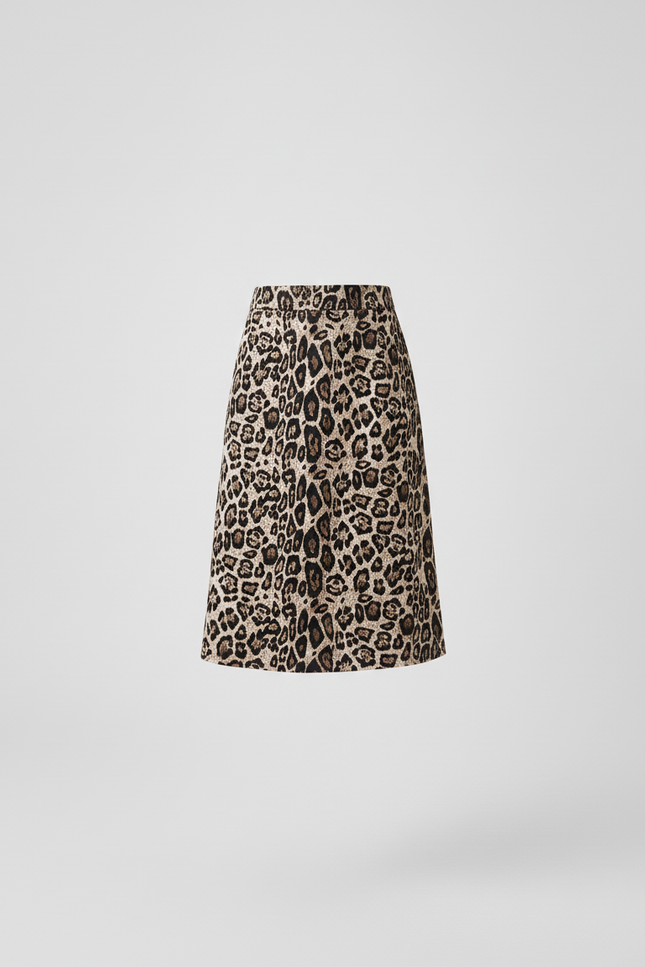 Jupe Léopard Suede Crayon Chic