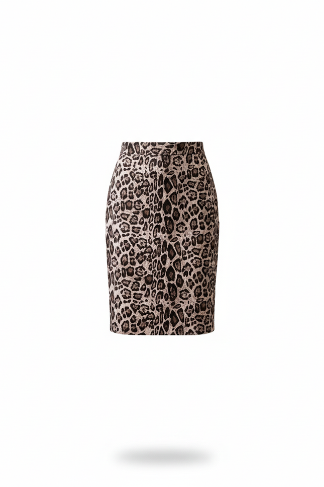 Jupe Courte Leopard Femme