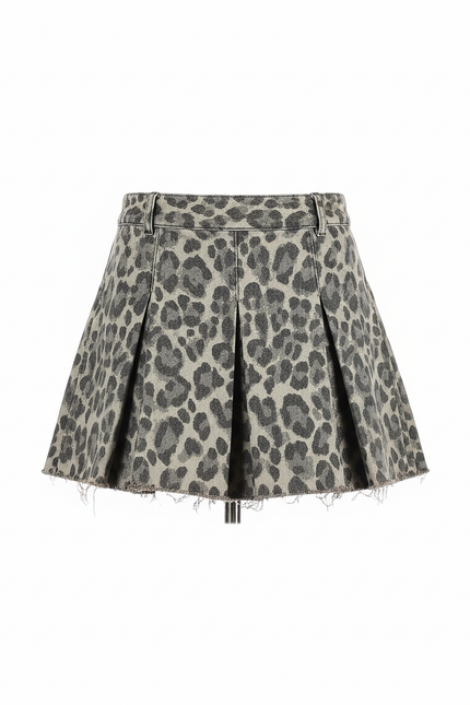Jupe Short Leopard Jean