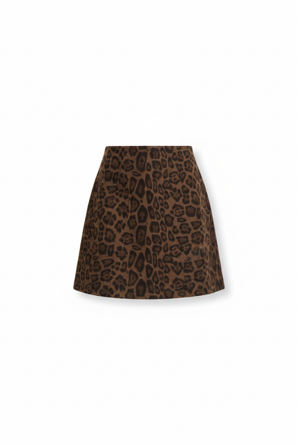 Jupe Trapeze Leopard