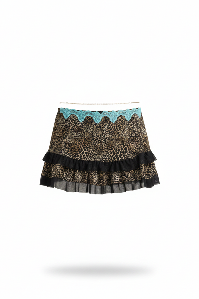 Jupe Culotte Leopard