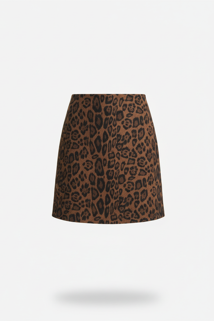 Jupe Léopard A-Line Mini Chic