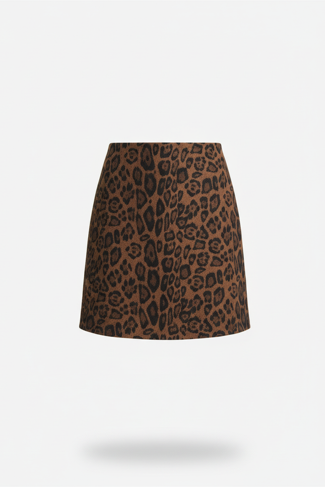 Jupe Léopard A-Line Mini Chic