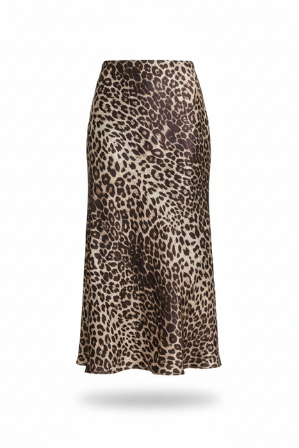 Jupe Leopard Marron
