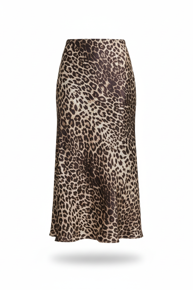 Jupe Leopard Marron