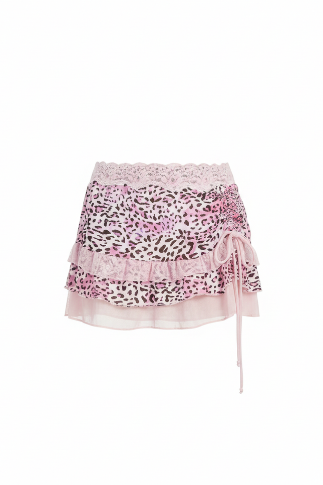 Jupe Cache Coeur Leopard